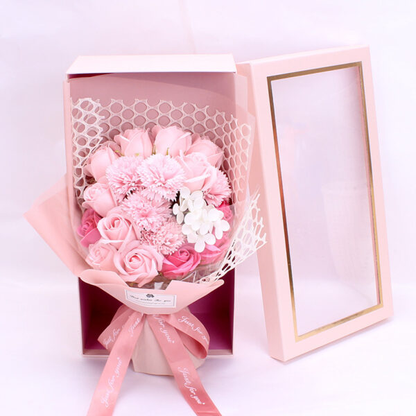 1523769293206.jpg Valentine's Day Gift 19 Rose Soap Bouquet Gift Box