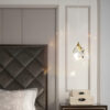 All Copper Light Luxury Crystal Chandelier Modern Minimalist Restaurant Three-Head Chandelier