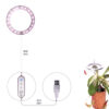 1621386979906.jpg LED Grow Light Full Spectrum Angel Ring Phyto Grow Lamp USB Phytolamp For Plants 5V Lamp Indoor Flower Greenhouse Plant Seedling