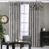 Solid Color Simple Modern Light Luxury Living Room Chenille Blackout Curtains