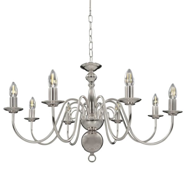 8b34110b-074d-4a20-a591-32ded42f6ab2.jpg Silver Chandelier for 8 x E14 Bulbs