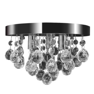 Chandelier Ceiling Light Crystal Design Chandelier Chrome   Ceiling Light