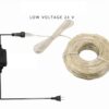 Christmas LED Leather Wire Light String Low Voltage 24v Light String Solar Light String Home Decor
