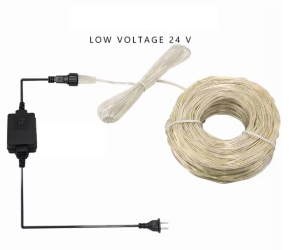 Christmas LED Leather Wire Light String Low Voltage 24v Light String Solar Light String Home Decor