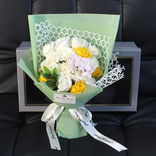 9651552718834.jpg Valentine's Day Gift 19 Rose Soap Bouquet Gift Box