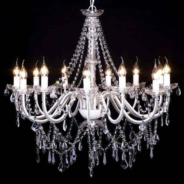 chandelier with 1600 crystals