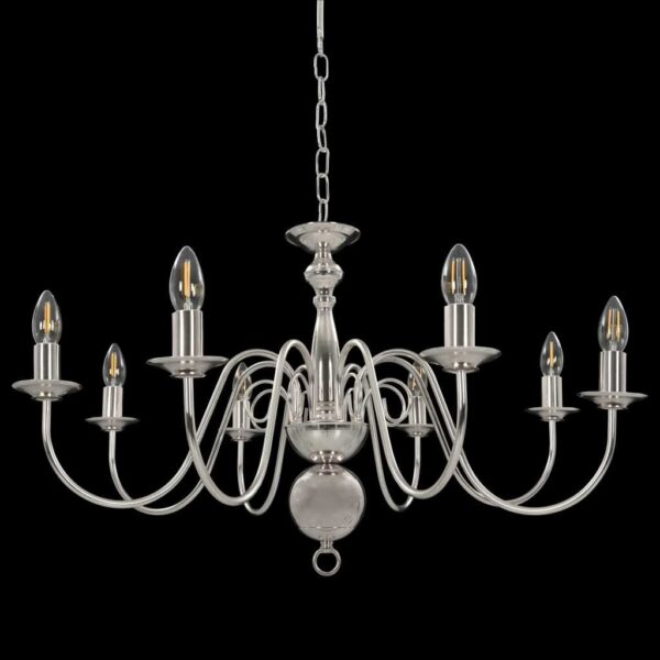 a15214ec-8239-4f1b-9d24-b0f2cb979b6e.jpg Silver Chandelier for 8 x E14 Bulbs