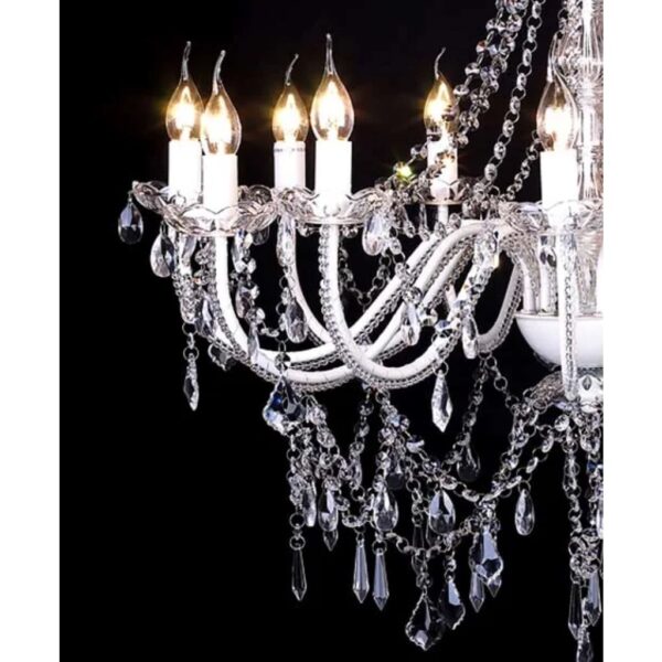 chandelier with 1600 crystals