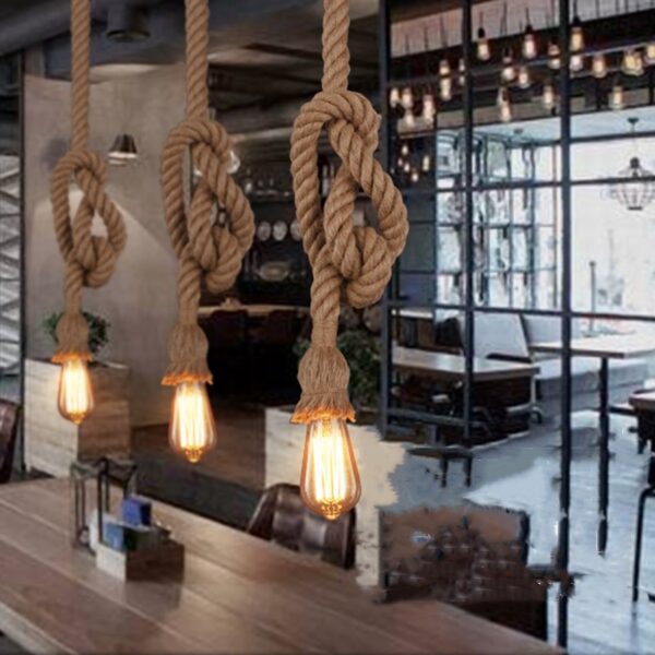 b5b4da86-3f69-4a03-accc-9e13d2e67aa0.jpg Hemp Rope Chandelier Vintage Industrial Style Bar Restaurant Coffee Clothing Store