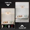 b6a32fcd-ad8d-4f1c-9b7f-d9554d38f7d9.jpg Modern Tree Branch Crystal Chandelier Luxury Gold Crystal Pendant Lighting 18in Contemporary 7-Light Chandeliers For Dining Room Kitchen Bedroom Living Room Bulb Is Not Including