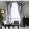 Solid Color Simple Modern Light Luxury Living Room Chenille Blackout Curtains