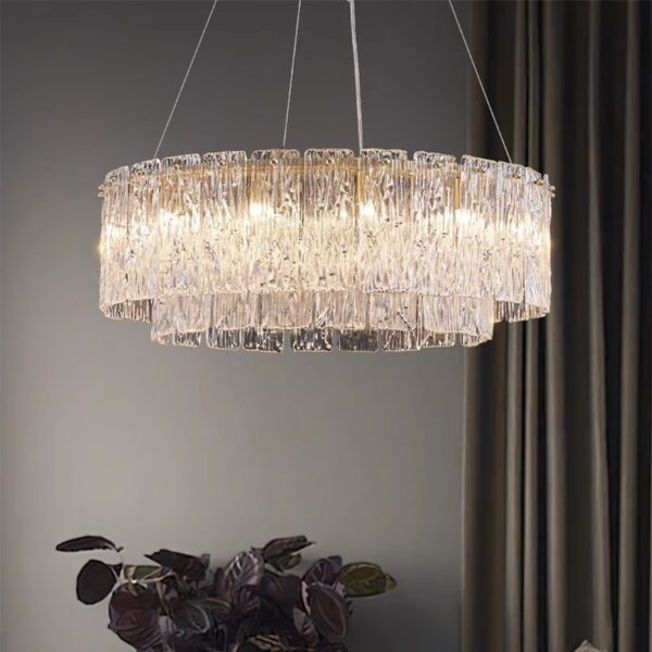 fdf2f251-9718-430b-b9d9-6cf24034849b.jpg Italian Light Luxury Chandelier Lamp In The Living Room Household Atmosphere